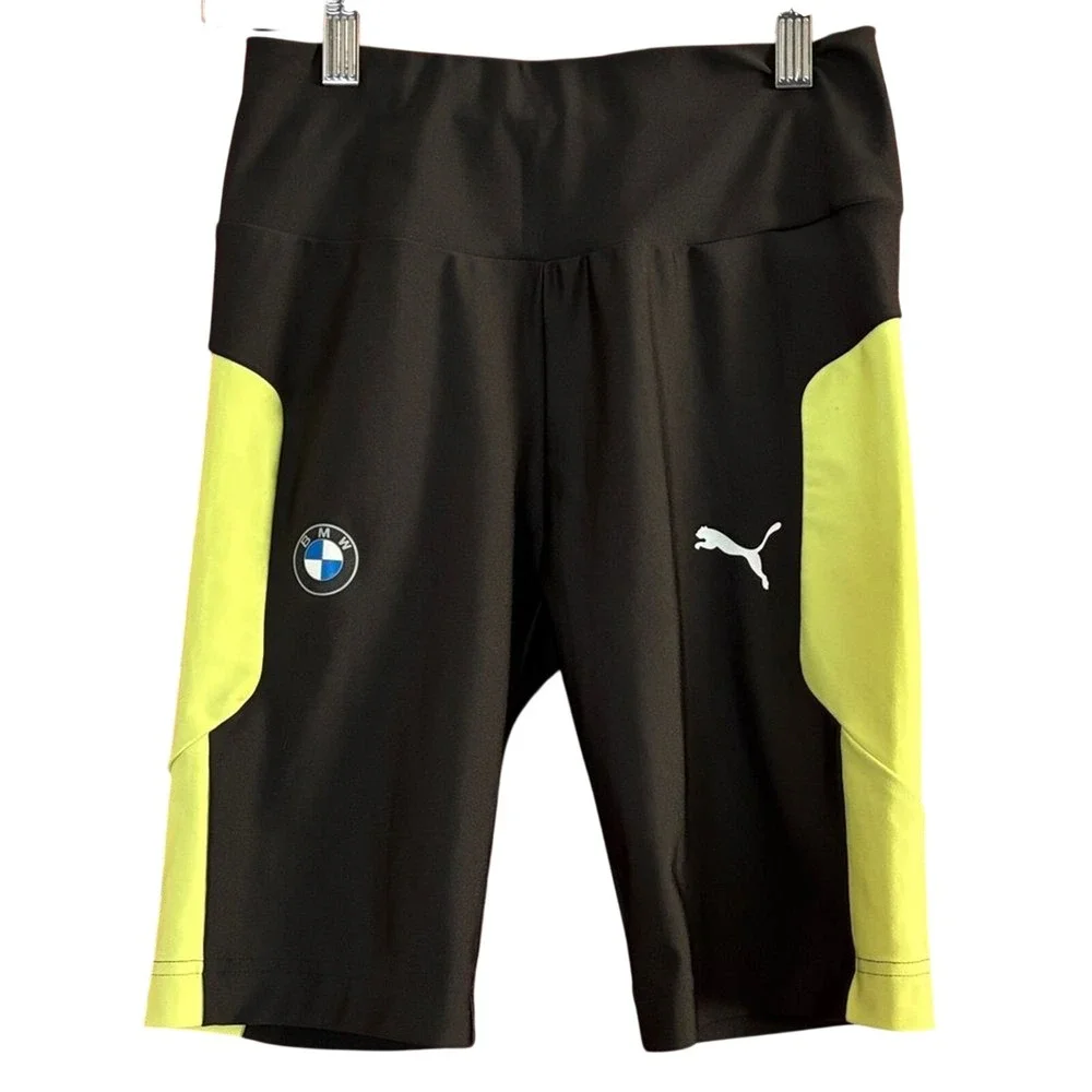 Puma‎ x BMW Motorsport Women's Tight Fit Stretch Biker Shorts Size XS